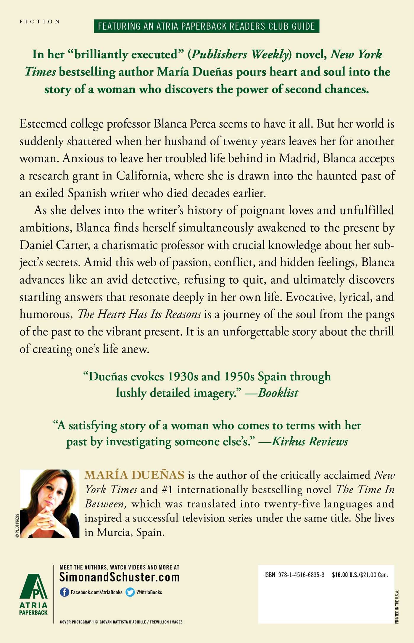 Amazon Com The Heart Has Its Reasons 9781451668353 Maria Duenas Elie Kerrigan Books