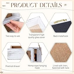 Wenqik 11 x 16 Inch Large Shadow Box Frame Wedding