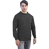 Aran Crafts Plain Crew Neck Sweater (100% Wool)