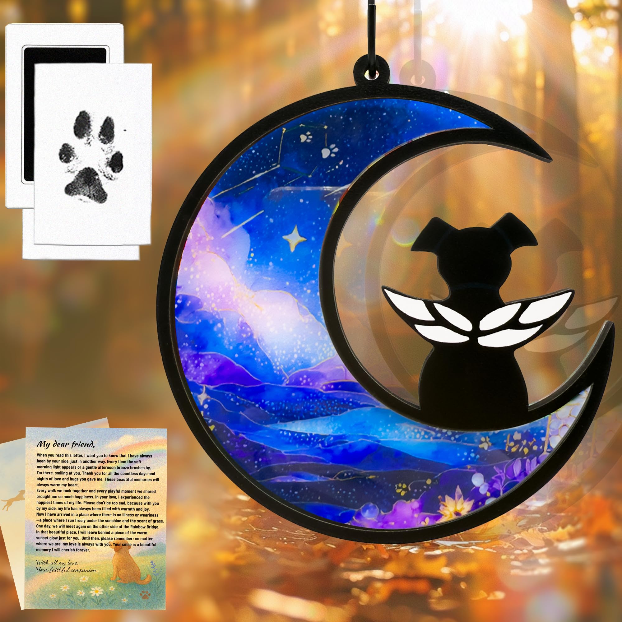DiatZeno Dog Memorial Gift for Loss of Dog – DIY Angel Memorial ...