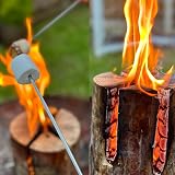 Topline Swedish Fire Torch 3 Pack Kiln Dried Logs Garden Fire Pit Campfire view 6