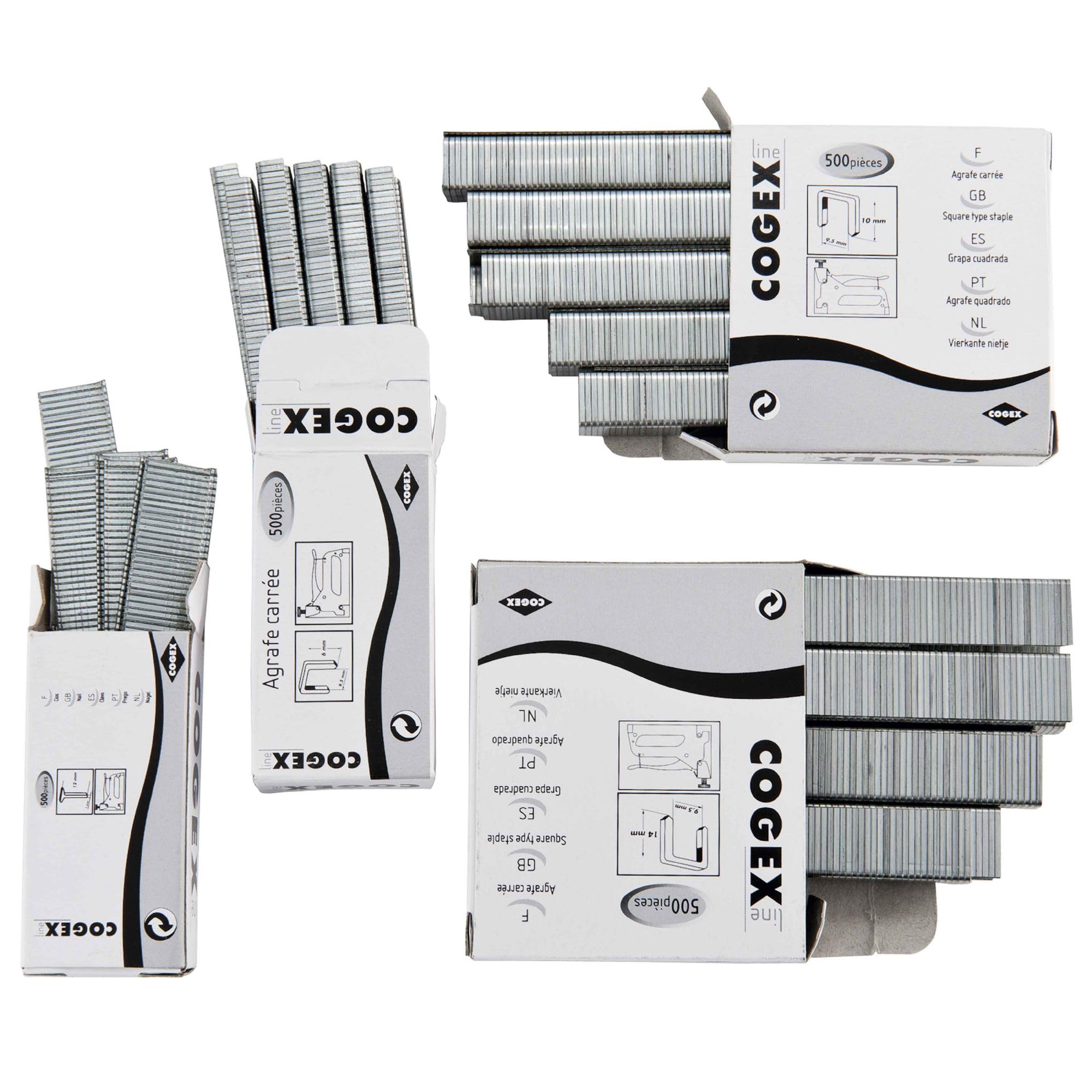 Cogex 60344 Staples Small/Large 1500/500