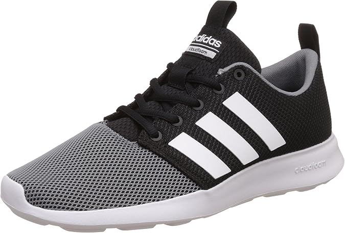 Buy Adidas neo Men's Cloudfoam Swift Racer Cblack and Ftwwht, Grey Sneakers - 10 UK/India (44.67 