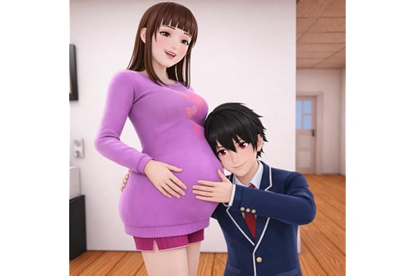 Anime Girl Pregnant Mother Baby Care Fun Family Games - Mom Dad 3D Games