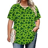 OLRIK Plus Size Tunic Tops For Women Ruffle Sleeve Crew Neck 2025 Summer Shirts Loose Fit Dressy Blouse