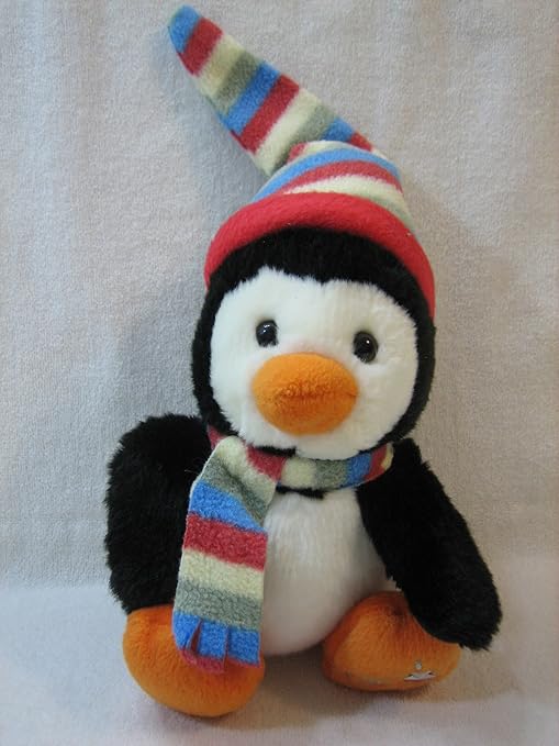 christmas penguin plush