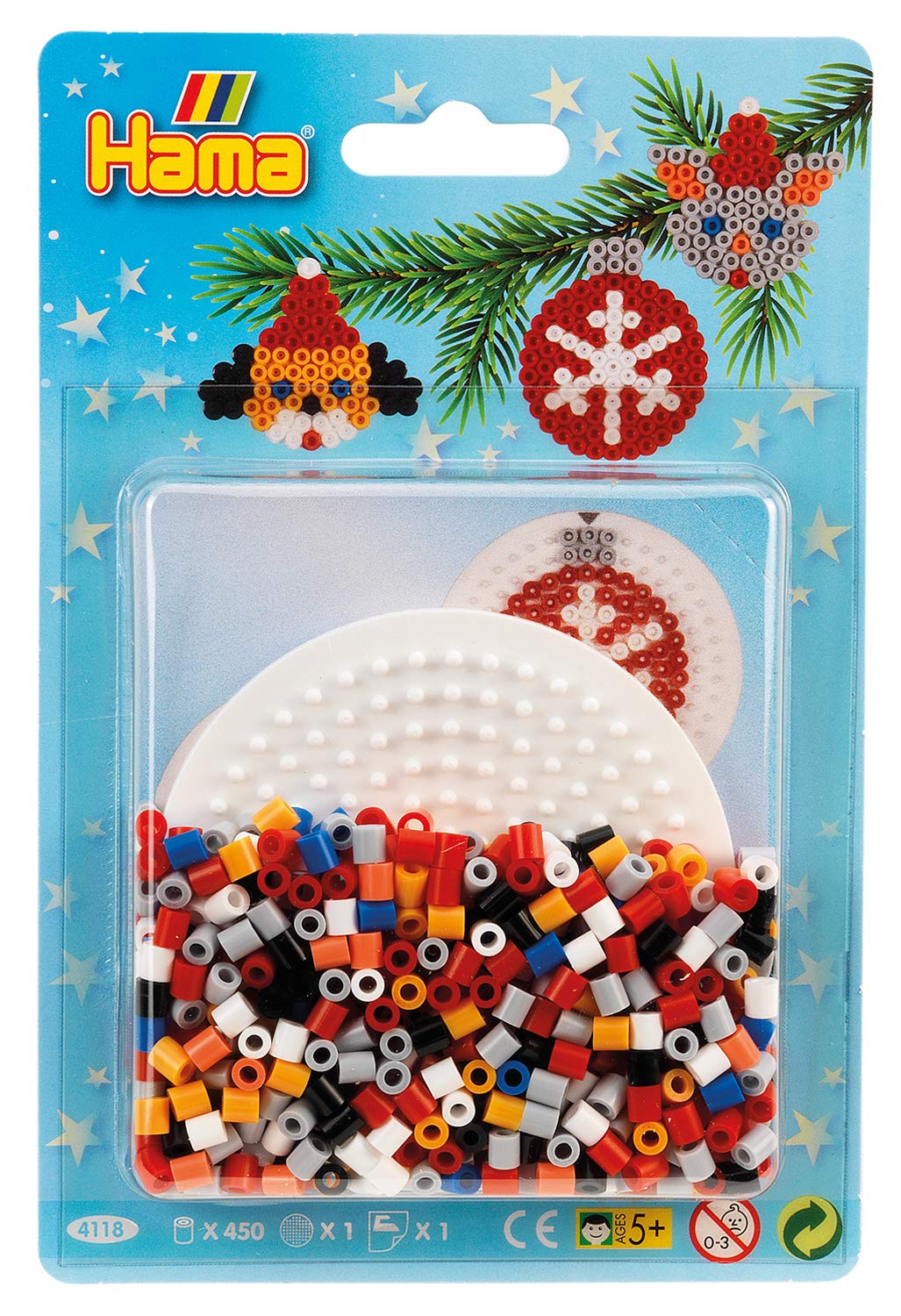 Hama Beads Christmas Blister Pack Decoration
