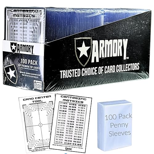 100 Pack Premium Toploaders Top Loaders for Trading Cards + 100 Penny Sleeves and Card Centering Tool, Pokemon, Topps, MTG, Kpop in Saudi Arabia | Whizz Protective Sleeves 100 Pack Premium Toploaders Top Loaders for Trading Cards + 100 Penny Sleeves and Card Centering Tool, Pokemon, Topps, MTG, Kpop in Saudi Arabia | Whizz Protective Sleeves