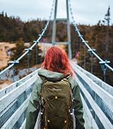 MOUNTAINTOP 40L Hiking Backpack Water Resistant Daypack 55x33x20 cm Men Women view 2