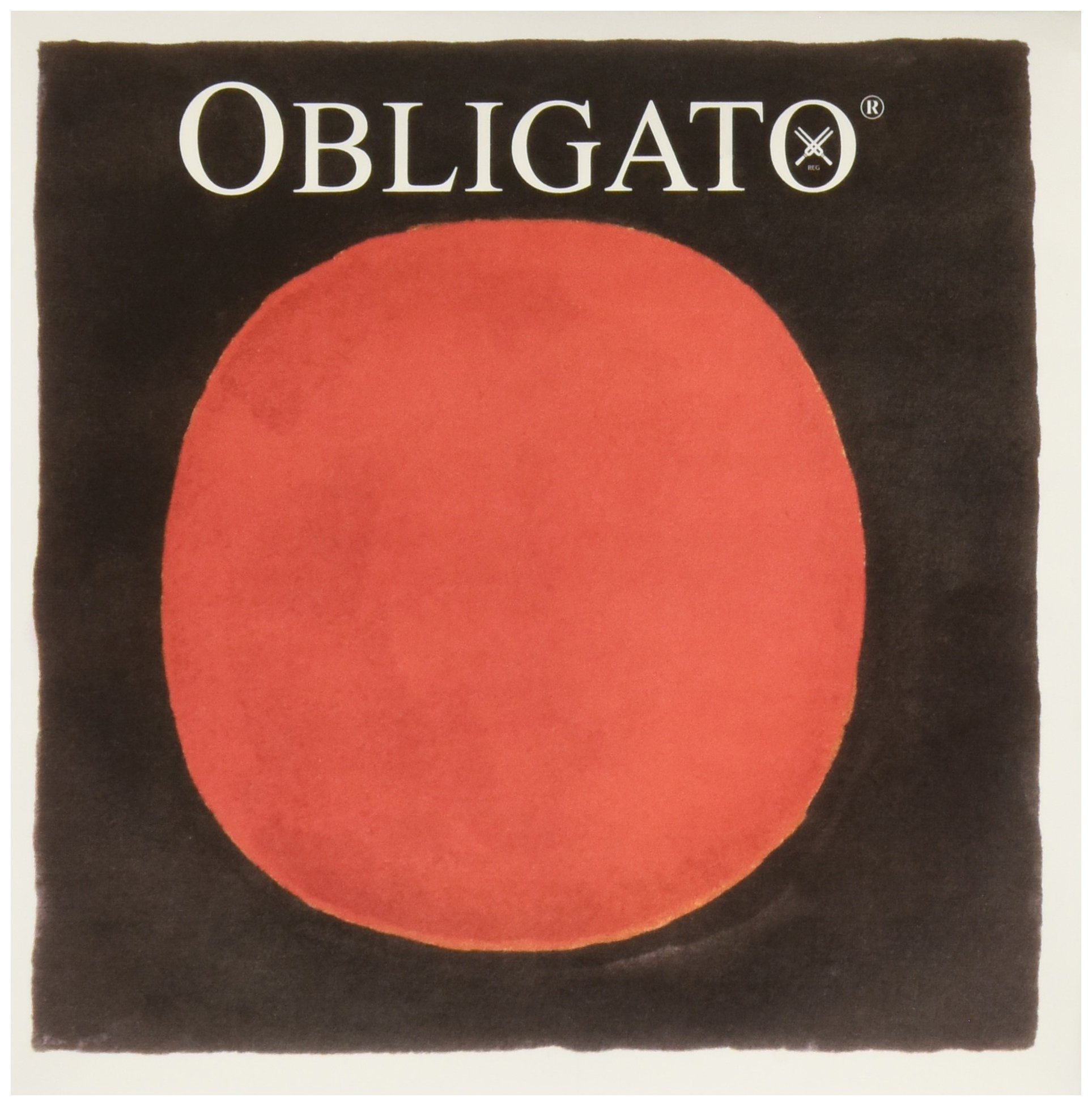 Pirastro Obligato 4/4 Violin Strings with Advanced Synthetic Core, Medium Gauge with Ball End - Professional Nylon String Set with Warm, Rich Sound - Heat-Resistant Strings for Violin Players