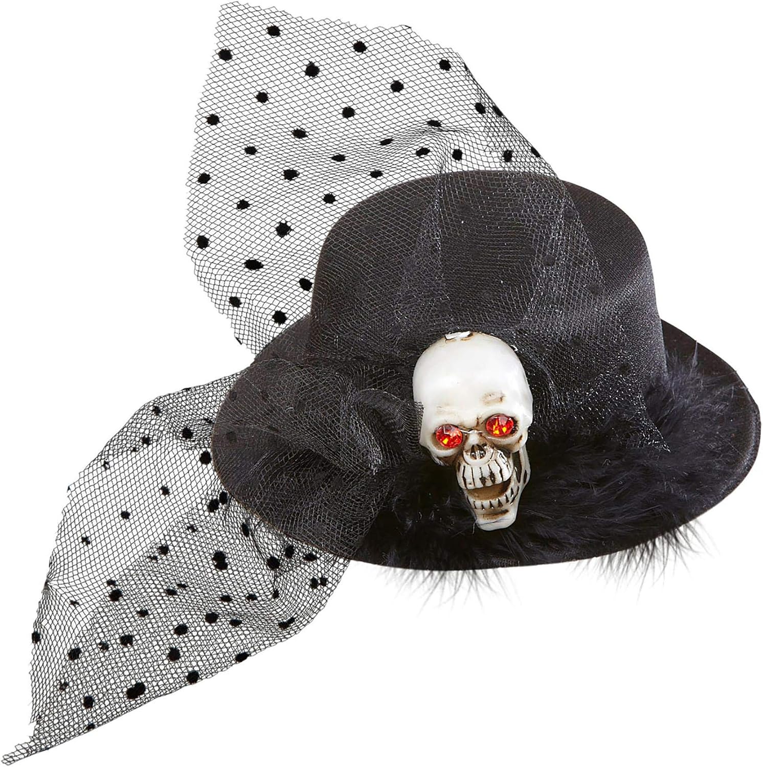 Skull Mini Top s Top Hats Caps & Headwear for Fancy Dress Costumes Accessory, Multi-coloured