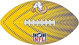 Wilson NFL Team Tailgate American Football Junior Size Rubber Blue Yellow view 3