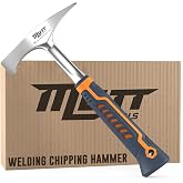Mutt Tools Welding Chipping Hammer 14oz Slag Removal Ergonomic Grip | 14 oz, Dual End Chisel, Ergonomic Grip, One Piece Forged, Slag Removal