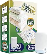 Storage Master Space Saver Bags 9 Pack with Electric Pump Vacuum Storage Bags view 1