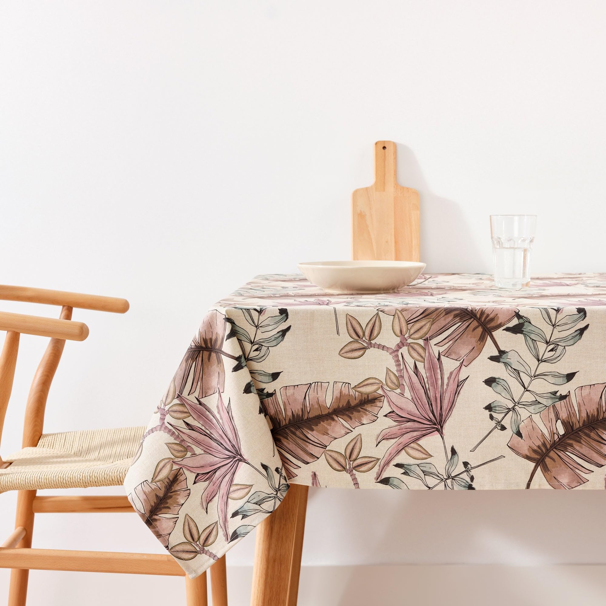 BELUM | Stain Resistant Tablecloth Size 300 x 140 cm - Extra Soft Touch Tablecloth Colour Multicolor - Tablecloth 100% Made in Spain Fabric 100% Organic Cotton - Tablecloth Model 0120-417
