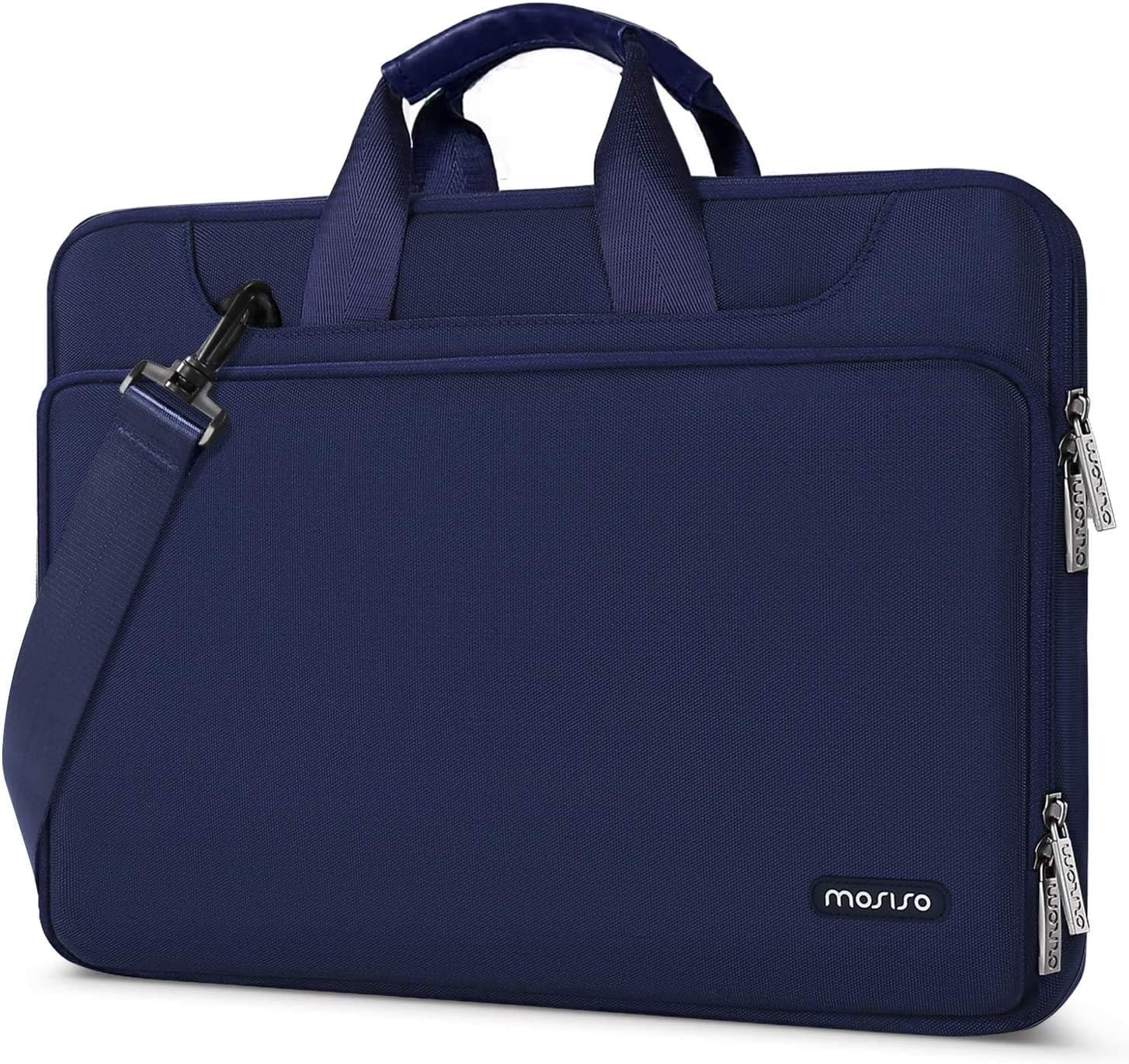 MOSISO 360 Protective Laptop Shoulder Bag Compatible with MacBook Pro