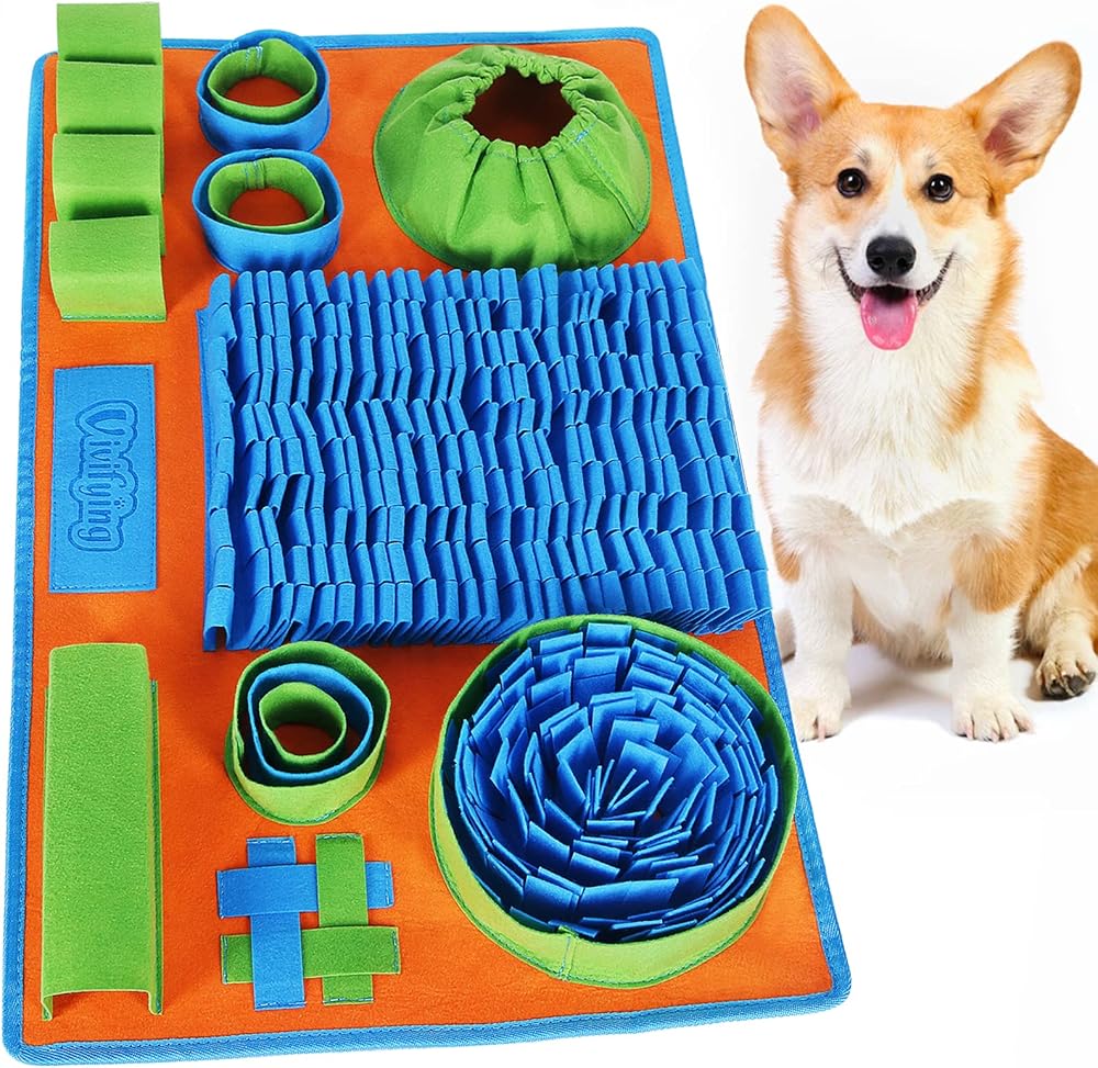 Vivifying Snuffle Mat for Dogs Interactive Feeding 26 x 16.5 in