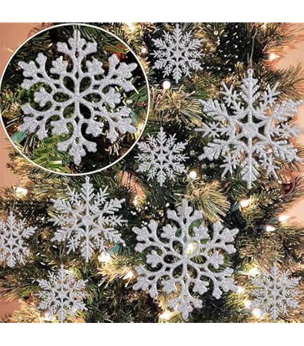 Arrière-plan De Grands Et Petits Flocons De Neige De Noël Complexes