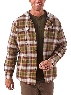 berber lined hooded flannel