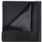 Selected Hanky Satin Pocket Square for Men Solid Color-Peacock Blue | Soft satin, solid color, 12x12 Inch, for suit, blazer. Washable, wrinkle-free. Ideal for formal events, weddings, daily wear.