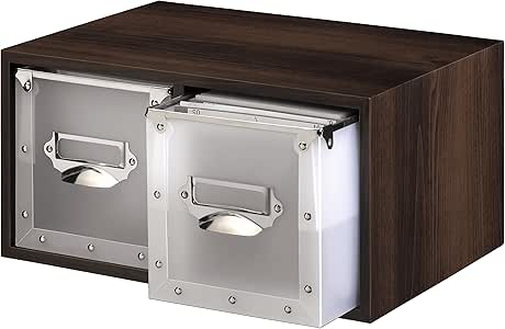 Hama -"Espresso" CD/DVD Box para 260 CDs, 347 x 244 x 171 mm, Marrón