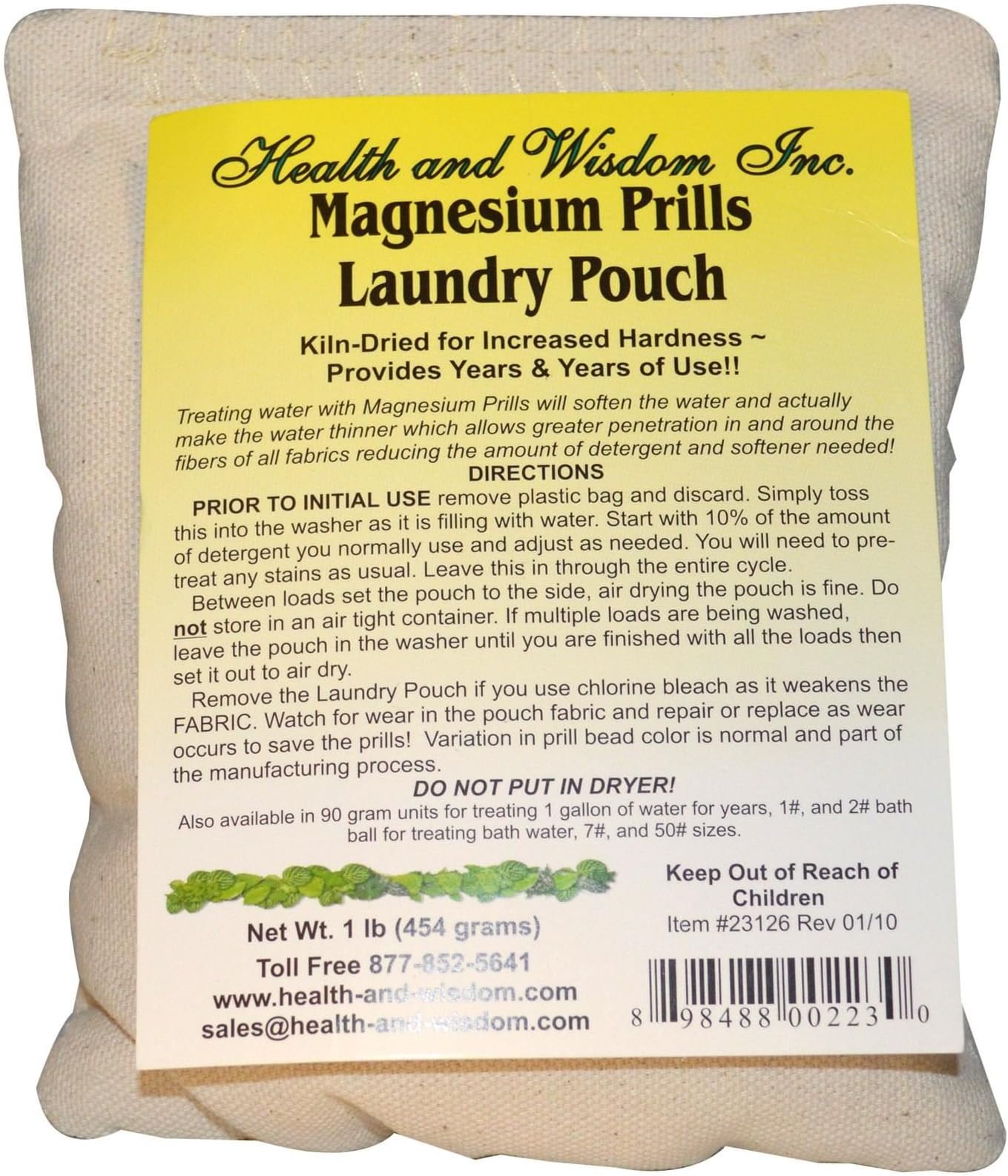 MAGNESIUM PRILLS 1# LAUNDRY POUCH
