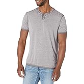 Lucky Brand Mens Venice Burnout Notch Neck Tee