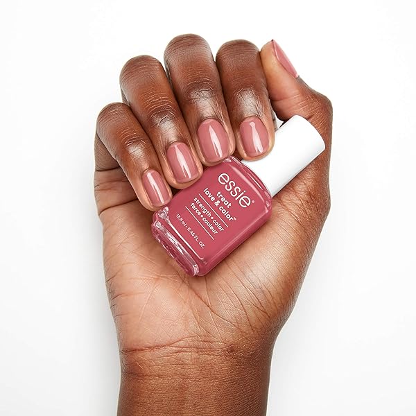 ESSIE TREAT, LOVE AND COLOR, STRENGTH AND COLOR NAIL CARE POLISH, BERRY BLAST, SHEER BERRY, 0.46 OUNCE