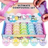 Horizon Group USA Sensory Toy Party Favors, 25 Pack, Hello Kitty Slime | 25 Pack of Scented Glitter Slime, Resealable Containers with Stickers &amp; Display Box, Sensory Toys, Party Favors for Kids