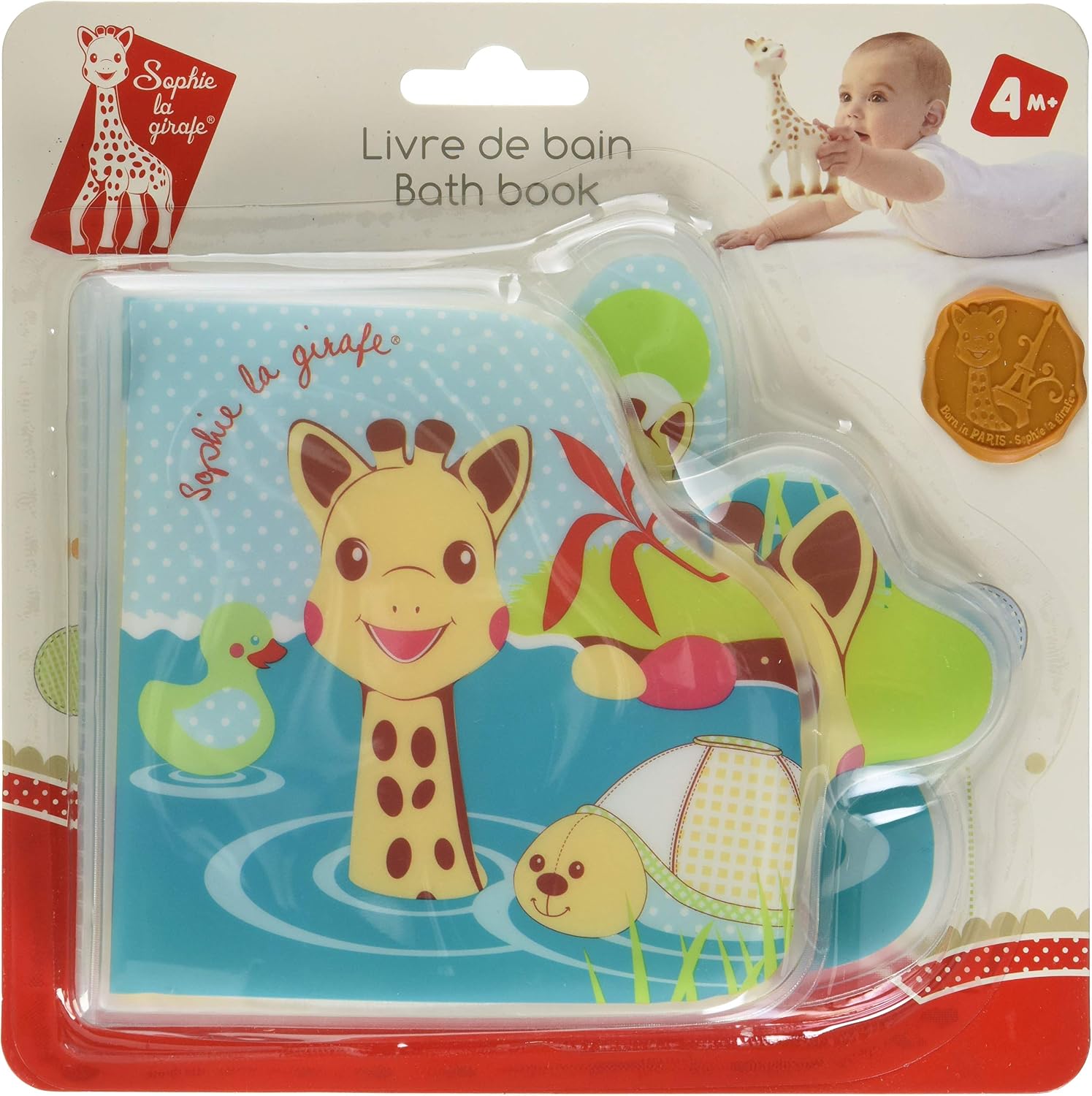 Sophie la girafe Baby Bath Books - Waterproof Educational Bathtime Toy - Image 5