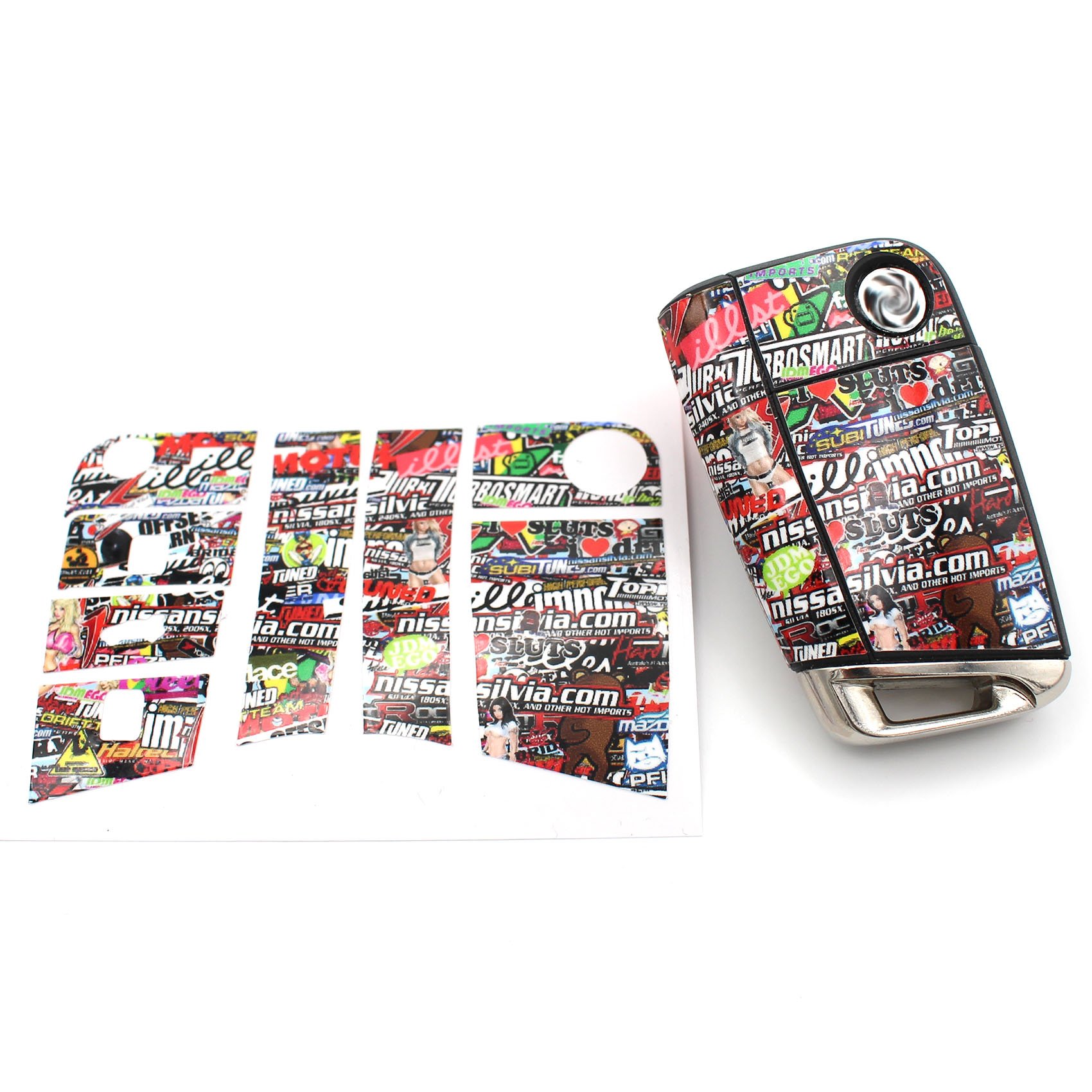 Finest-Folia VB key cover for 3 button car key