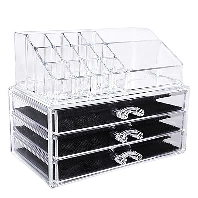 Gn Clear Acrylic Makeup Jewellery Box Clear Plastic Make Up