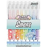 Simply Delightful Smens - Patented Gourmet Scented Black Gel Ink Pens, Medium Point, 8 Count - Fun, Cute, Cool, Smelly Pens for Kids