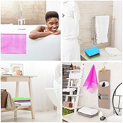 Metene 3 Pieces African Exfoliating Net, Colorful