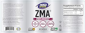NOW FOODS ZMA 800MG, 180 Count