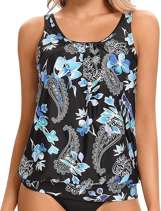 Haut De Maillot De Bain Tankini JAG - Taille M - Couleur Island Coral, Rayé - Neuf Avec étiquettes