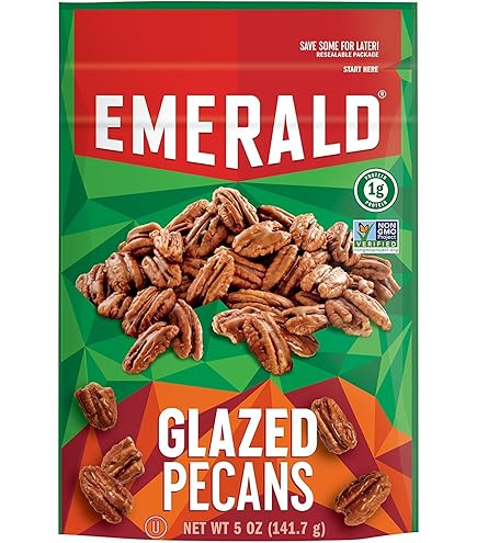 Amazon.com : Emerald Nuts Glazed Pecans, 5 Ounce (Pack of 3