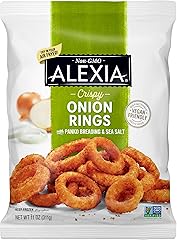 Alexia Non GMO Crispy Onion Rings, Panko Breading and Sea Salt, 11 Oz