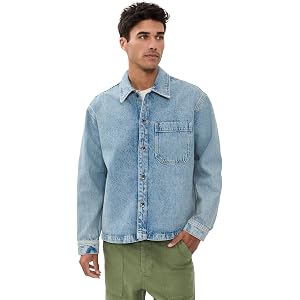 rag & bone Men's Astor Denim Overshirt