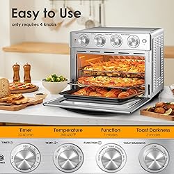 Geek Chef Air Fryer Toaster Oven, 7-In-1 Toaster