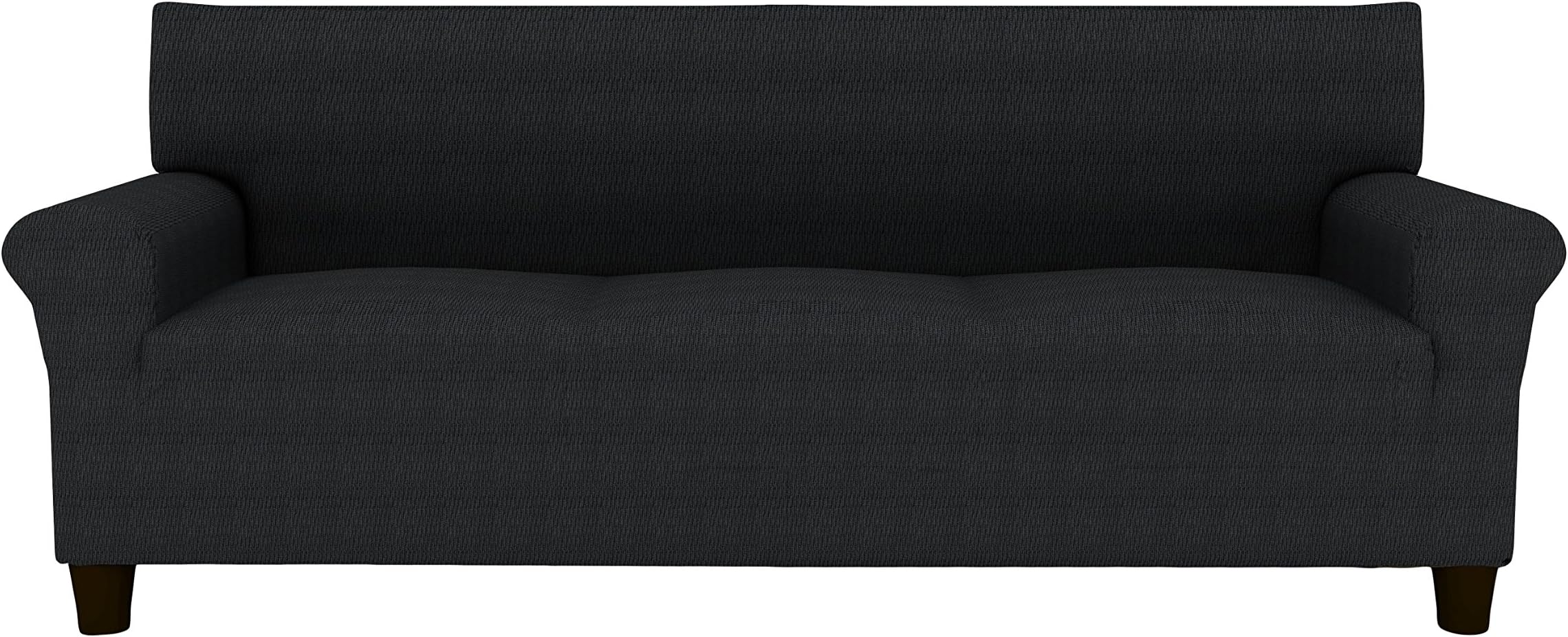Eiffel Textile Ektorp Designer Sofa 2 Square 110 x 195 x 2 cm Black
