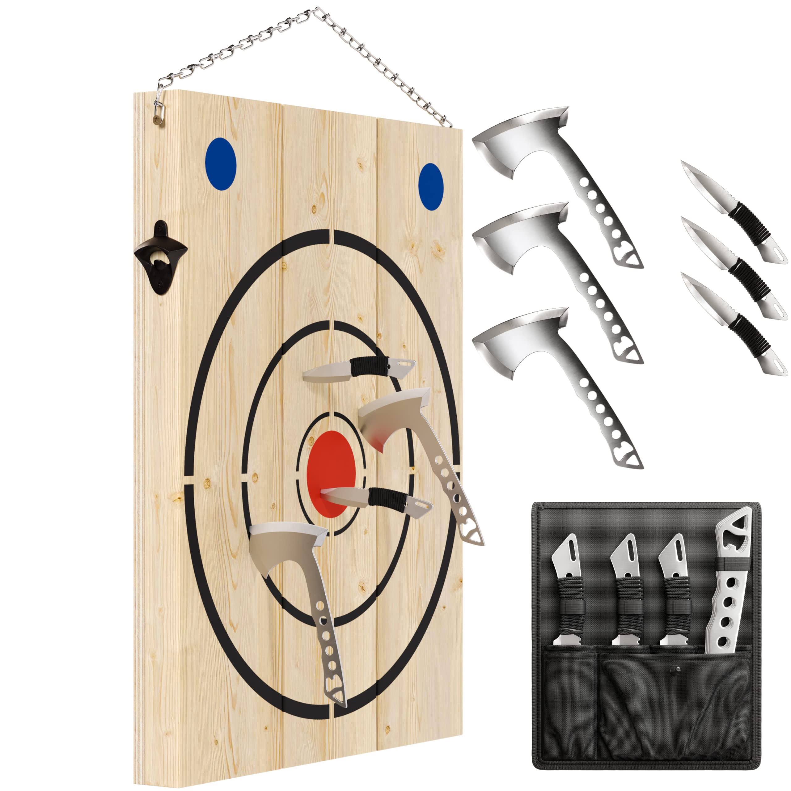 Axe Throwing Target Board for Axe Throwing Game I Wooden Shooting