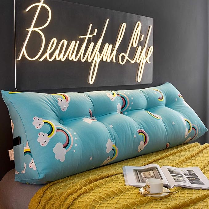 Cojín de cabecera, respaldo grande, en cama matrimonial, Tatami