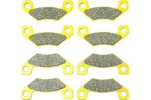 Master Chen Front Rear Brake Pads Brakes for John Deere TX Gator Utility Turf 4PX Gator 9345 2004-2005 - HPX Gator 9446 2004-2008 - 4x2 4x4 Petrol Trail 2010-2011 - SN040000 2010 FA398FR MC0420