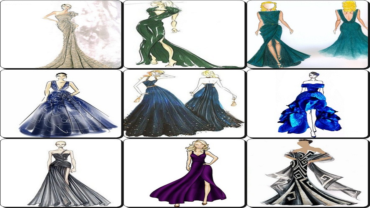 Sketches Design Evening Dresses 2017 