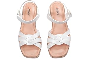 Veittes Women's Flat Slide Sandals - Casual Classic Simple Strappy Slip on Flat Summer Sandals.