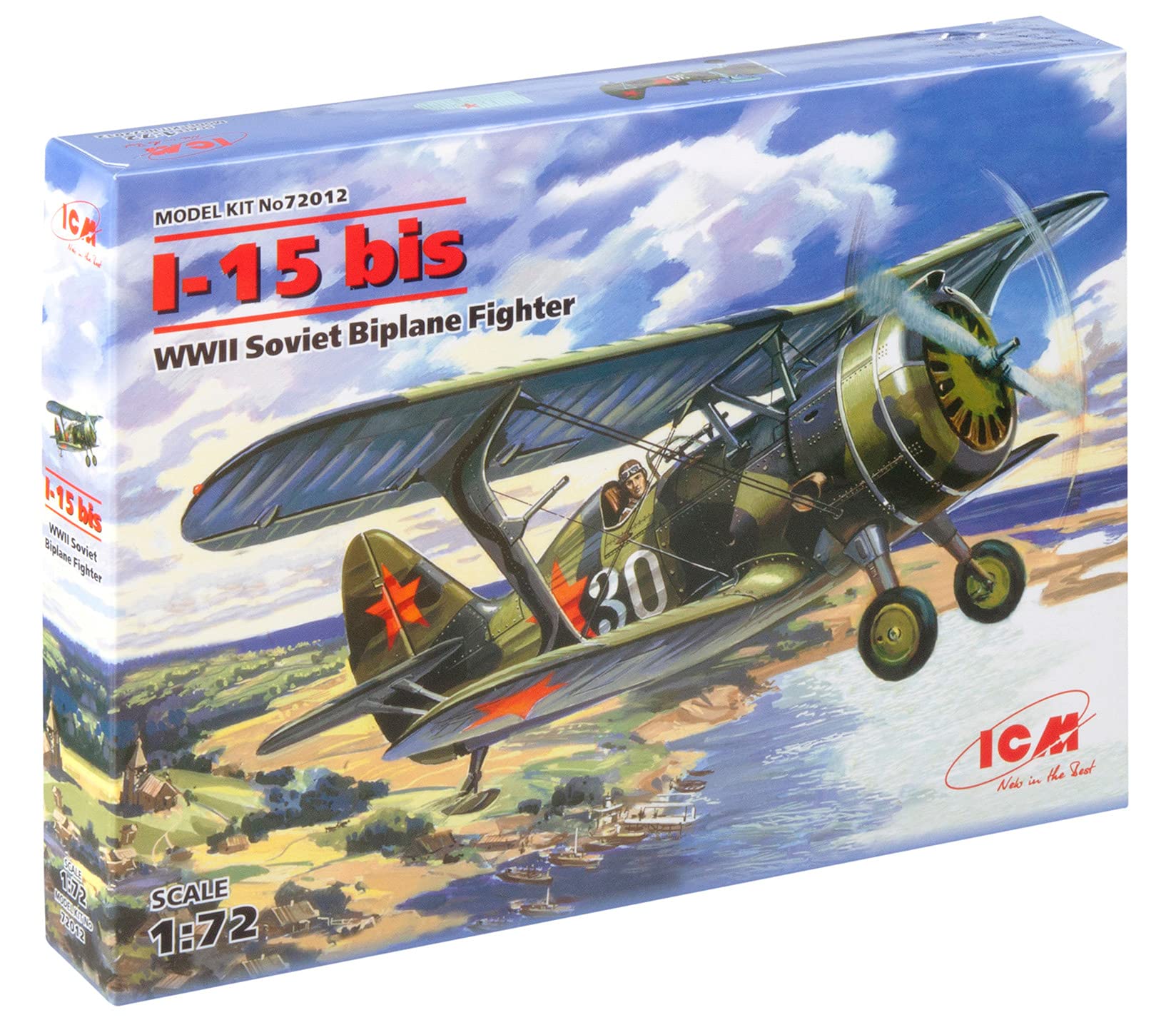 ICM 1:72 - I-15 bis, WWII Soviet Biplane Fighter