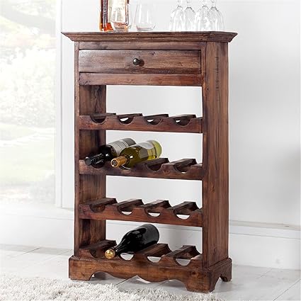 Design Delights Nostalgic Wine Rack Napoleon Mahogany 22 With