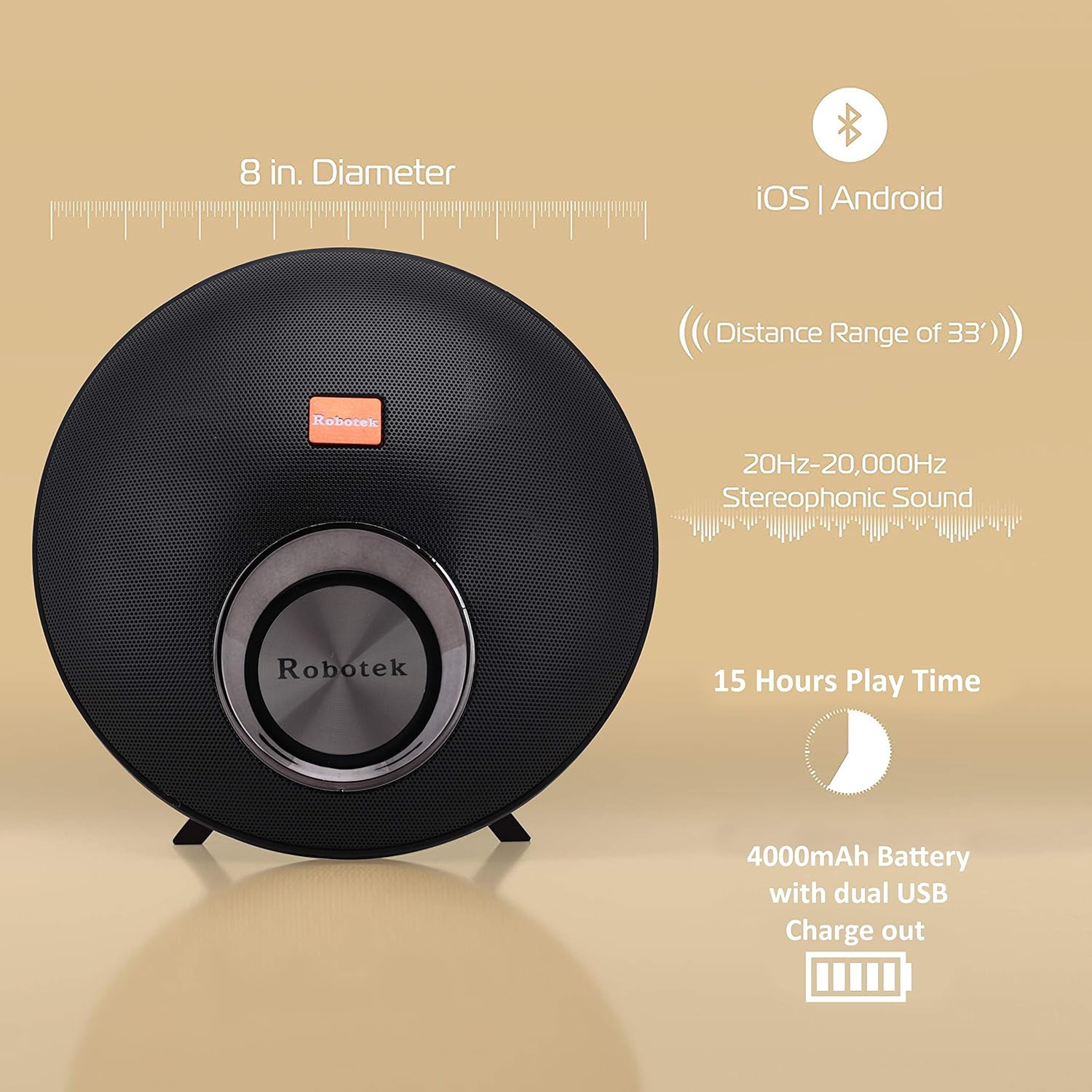 robotek bluetooth speakers