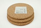 IKEA HEAT Trivet Round Cork Coaster Mat 19 cm Heat Resistant view 5